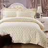 Wholesale western 4pcs 100% cotton single size home bedding set