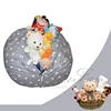 New design fashion high quality stylish stuffed animal storage bean bag chair