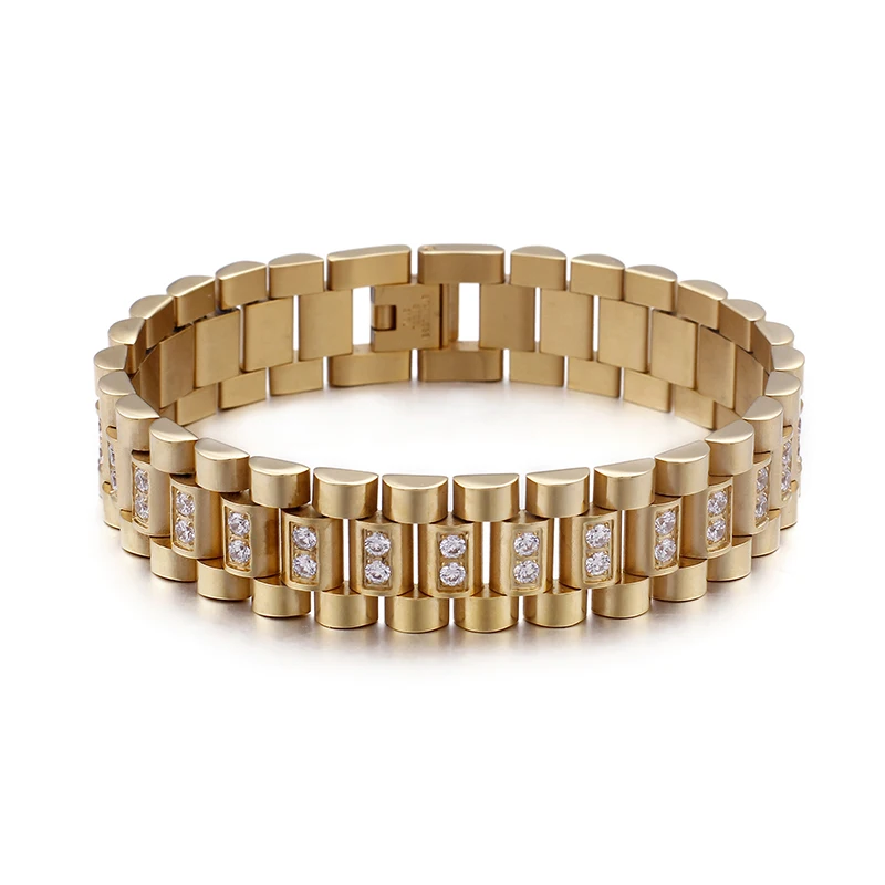 KALEN Steel Tungsten Bracelets Gold/Black
