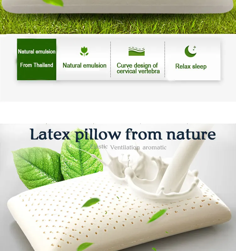 2018 Top Selling Best Latex Foam Rubber Pillow Buy Latex Pillow