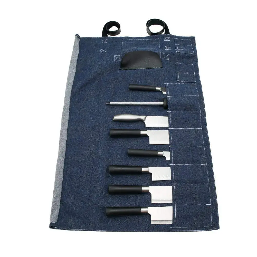 Custom Heavy Duty Waterproof Carrier Waxed Canvas Leather Butche Chefs