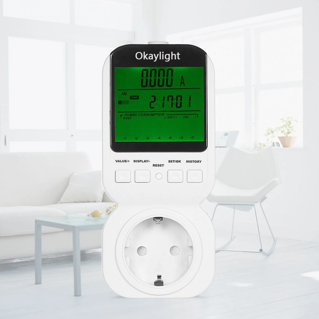 Home Energy Monitor Wireless Energy Meter Power Voltage Meter Socket