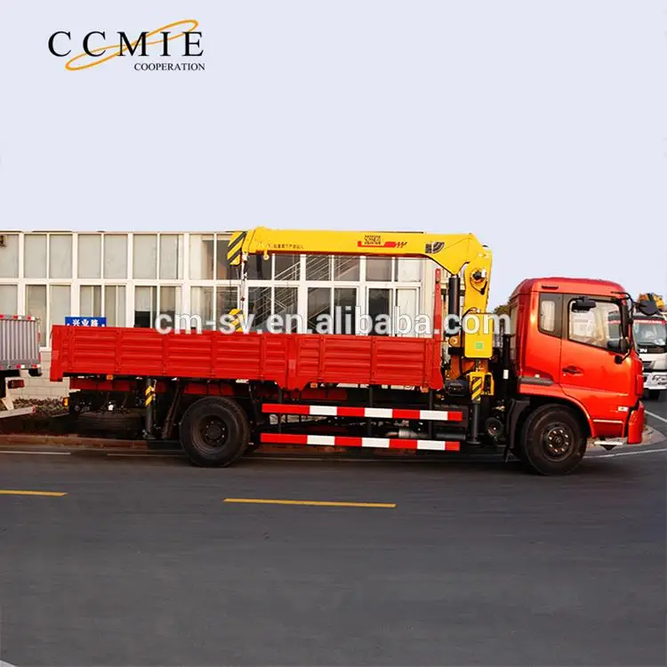 Mobile Crane 5 Ton Telescopic Arm Mini Lorry Crane For Sale Made In