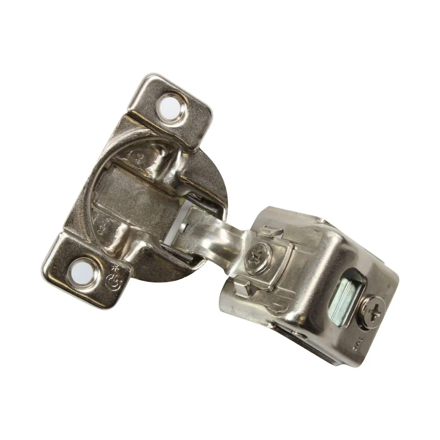 2 Grass 108 Deg 1//2/" Overlay Soft Close Screw on Compact Cabinet Hinge 04431A-15