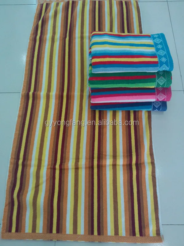 Custom Printed Promotion Jacquard Cotton/polyester Stripe ...