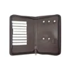 a5 zippered leather hotel portfolio folders with key chain
