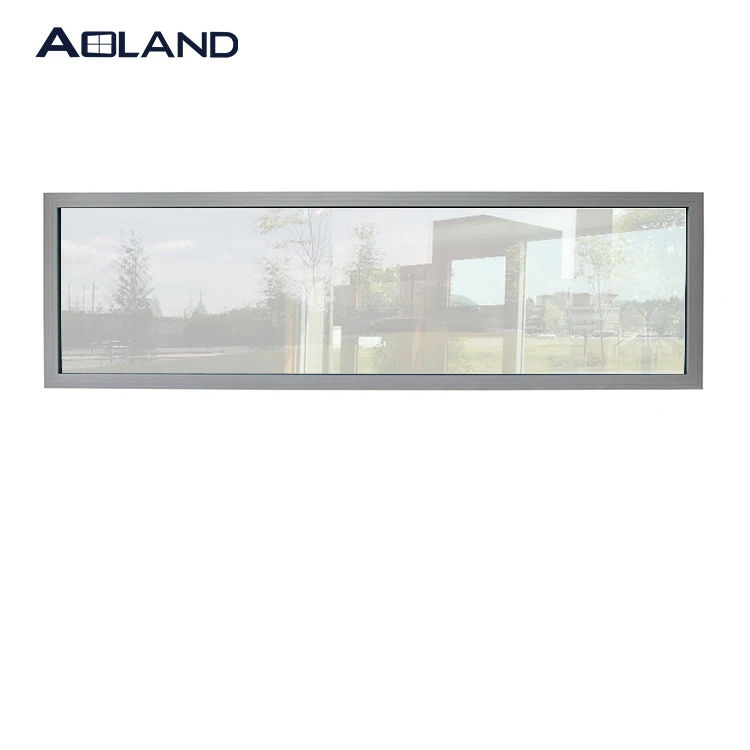 Aluminium window curtain walls with low e glass for shopping mall