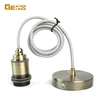 Simple Pendant Light Kit E27 Lamp Holder With Textile Cable Wire And Ceiling Rose Cord Set