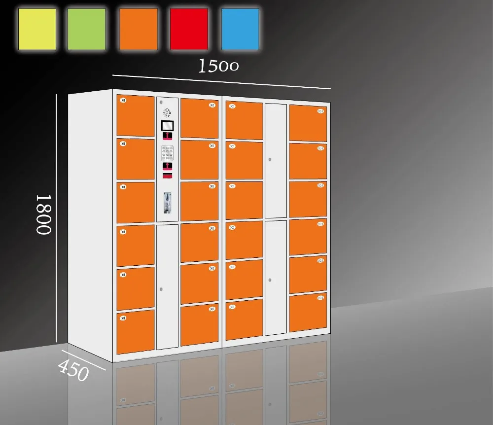locker orange