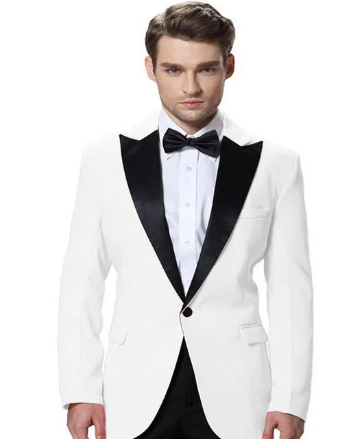 Hd082 Elegant Single Breasted Man Suits White/Gold/Grey Groom Tuxedos Groom  Man Wedding Suits Business Men Wear (Jacket+Pants) - Buy Suit For Man, Wedding Best Man Suits,Cocktail Pant Suits Product On Alibaba.Com