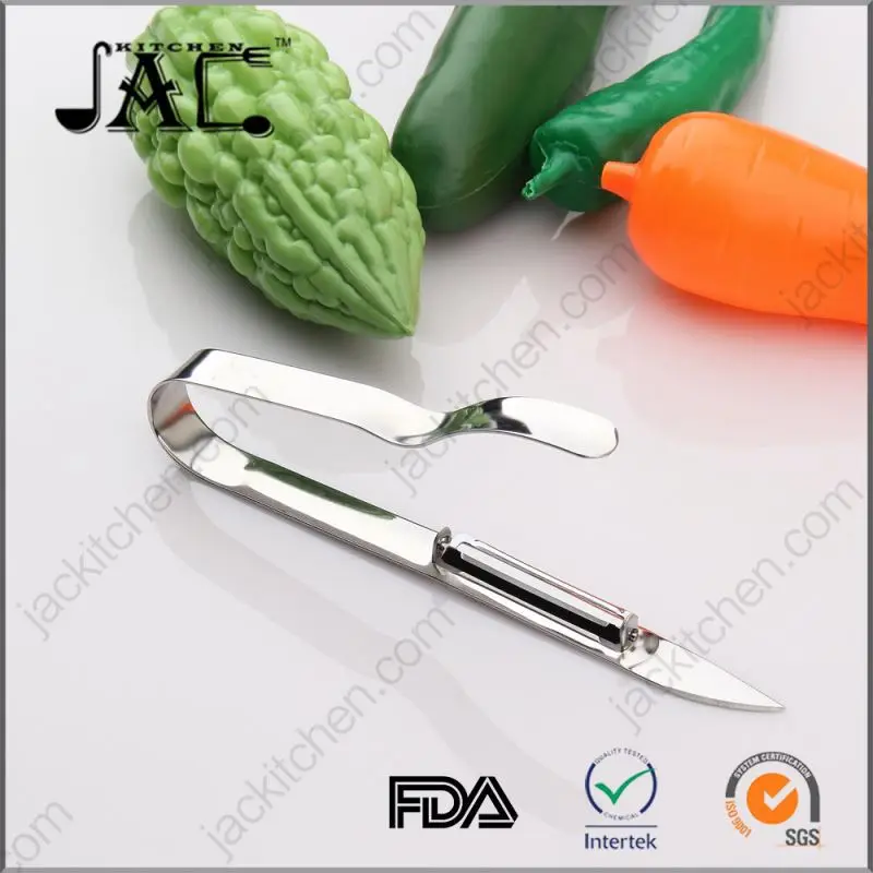 Professional Practical Stainless Steel Garlic Press Peeler
