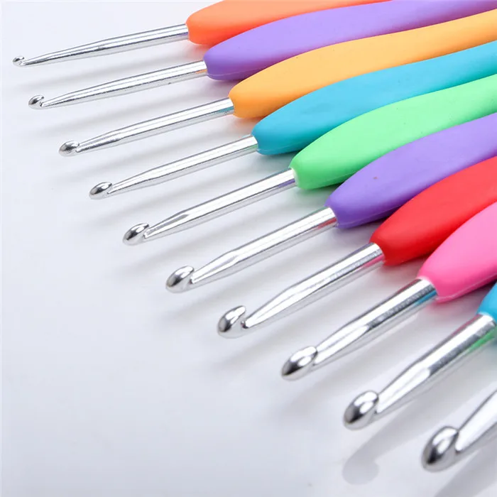 Aluminium Crochet Hooks Needles Knit Weave Craft Yarn Sewing Tools