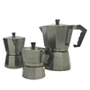 Stovetop Espresso Maker - Aluminum coffee maker with Marbled Coating, Stove-Top Moka Pot