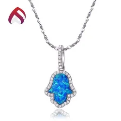 opal charm pendant
