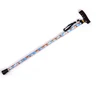 Folding aluminum colorful elderly lightweight telescopic walking stick and cane with wood head