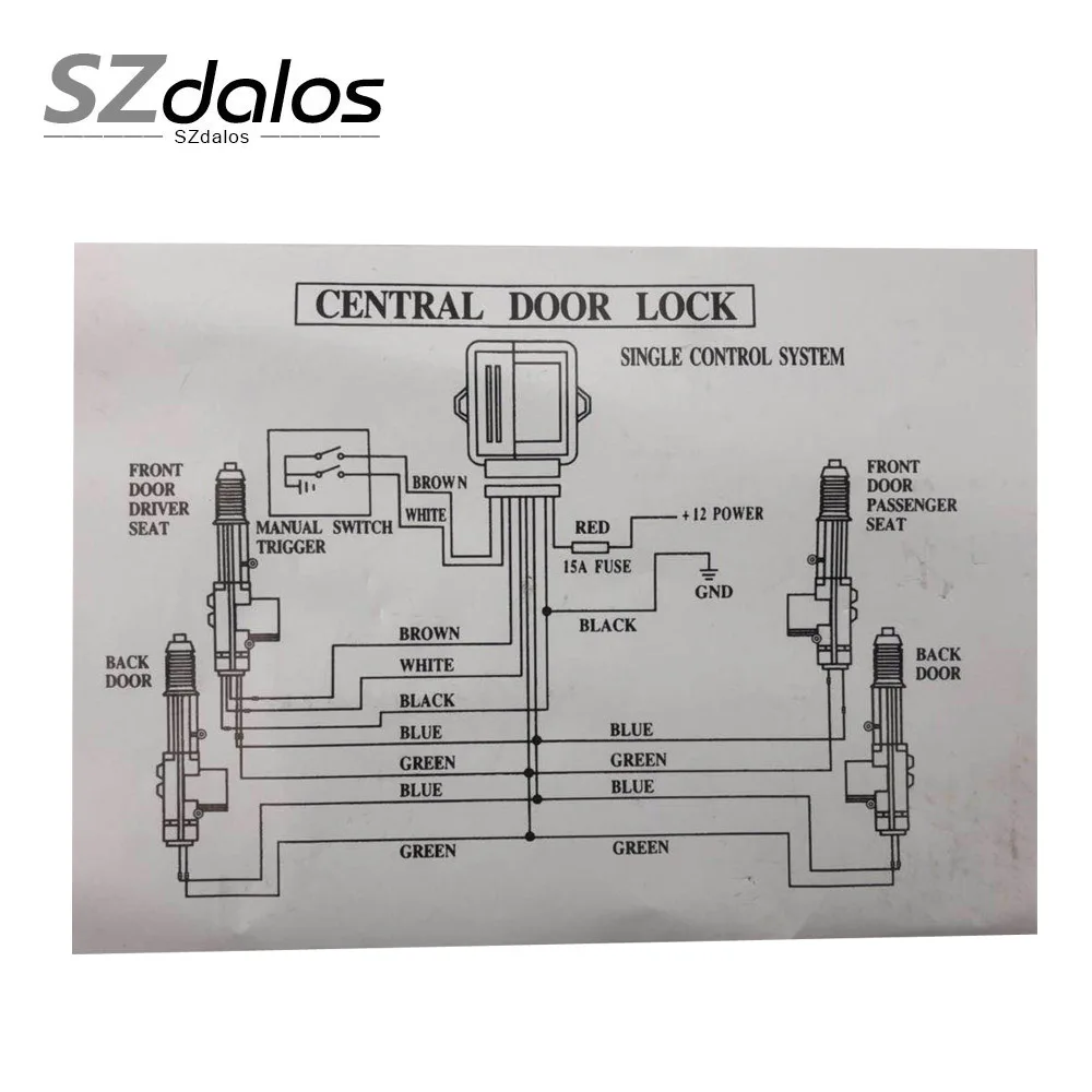 car central locking system circuit