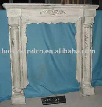 Shabby Chic Wooden Fireplace Buy Wooden Fireplace Wooden