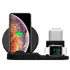 amazon best sellers 3 in 1 Qi Wireless Charger Stand for Apples Watch Charging Pad 10W Multifunctional Fast Wireless Charger