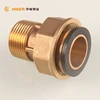 China supplier high quality brass gas meter adapter brass pipe fittings