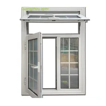 Облицовка из древесного алюминия французское створчатое окно дизайн