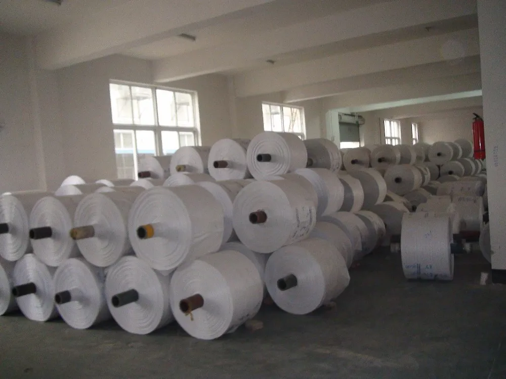 Manufacture plastic fabric pp woven tube material for rice,flour,sugar,fertilzier,sand,cement,chemical packaging