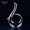 1200ml Wine Decanter Crystal Glass Number 6 Shape Wine Decanter
