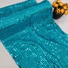 popular polyester metallic 6mm circular spangle sequin fabric for garment accessories