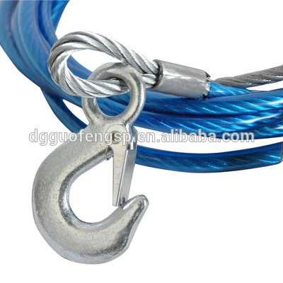 Cable de seguridad trabillas cuerda con kauschen acero inoxidable cuerda PVC kunststoffumantelt