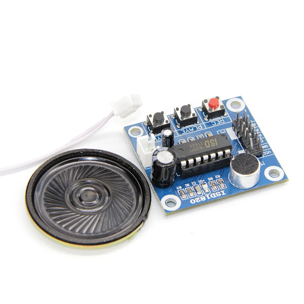 ISD1820 Sound Voice Recording Playback Module With Mic Sound Audio Microphone L8