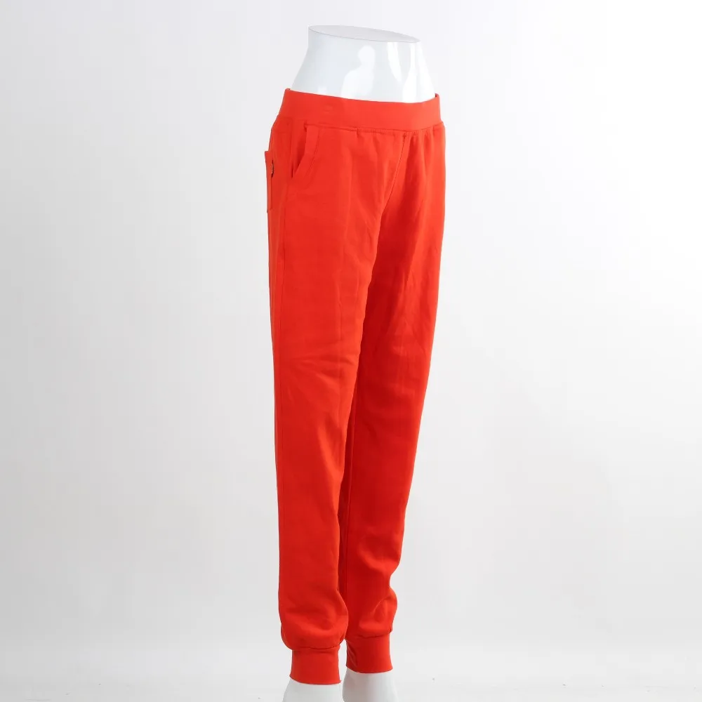 plain red joggers