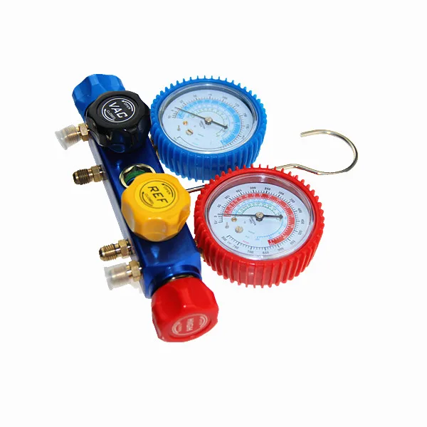 4 Ways R410a Manifold Gauge Refrigeration Ac Pressure Gauges Set Buy