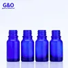 pharmaceutical 10ml blue color glass dropper bottle essential oil packing glass bottle with dropper cap