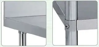 AISI 304 Stainless Steel 1.0 to 1.5mm Thickness High Density Storage Shelf