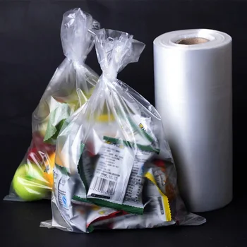 Supermarket Packaging Rolling Food Bag Hdpe Plastic Roll Bags