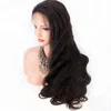 Natural Looking Body Wave Brazilian Human Hair Wig Pre Plucked Hairline 6 Inch Deep Parting 360 Lace Frontal Wig with Baby Hair