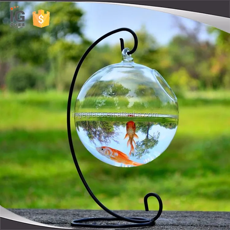 Glass Terrarium Aquarium Hanging Glass Globe Fish Bowl Buy Glass