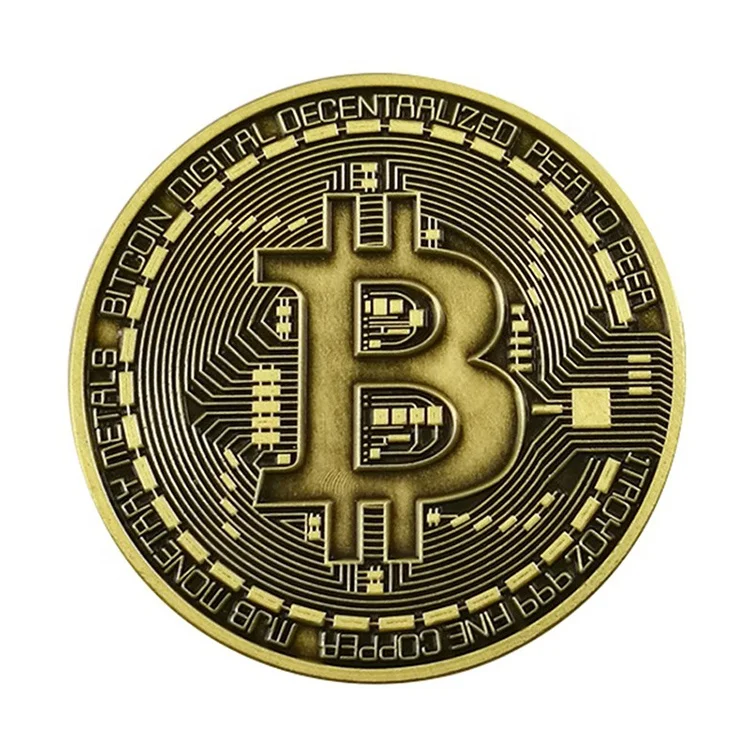 Hot selling custom high quality commemorative bitcoin coin