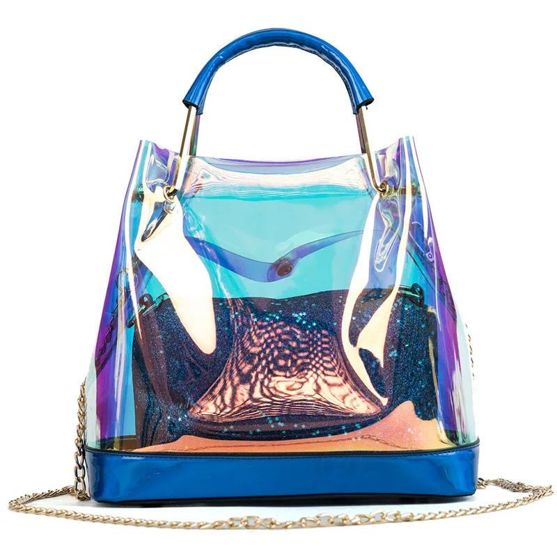 Women Summer Designer Pvc Jelly Bag 