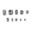200Pcs M3/M4/M5/M6/M8 304 Stainless Steel Grub Screws Hex Socket Screw Assortment Kit Hexagon Screws Set
