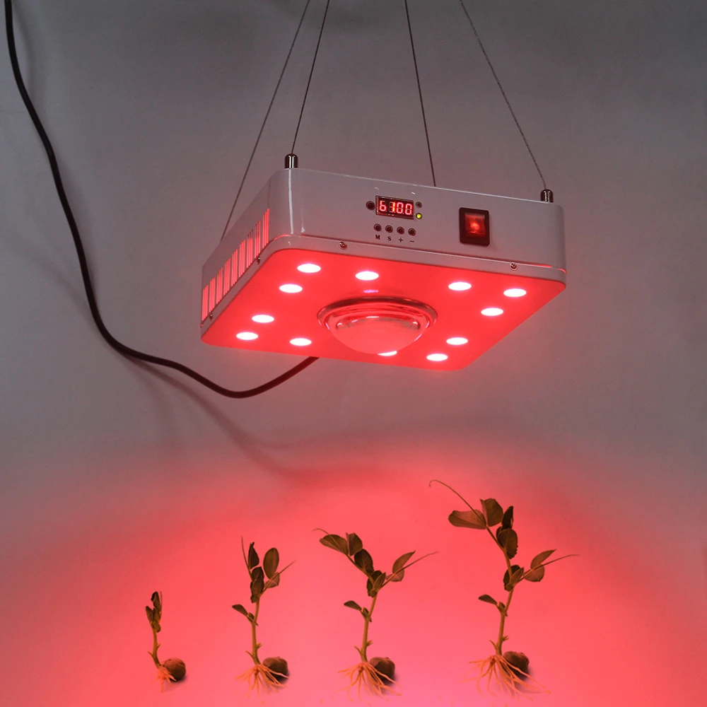Full spectrum high power 200watt led grow light cxb3590 remote control and 5w chip with timer for indoor plants
