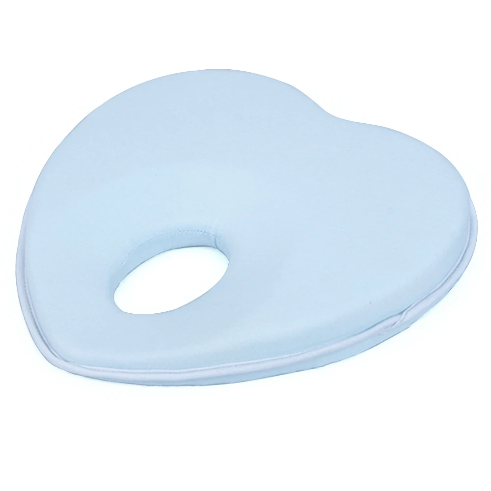 Infant Head Support Prevent Flat Memory Foam Baby Pillow Organic Cotton
