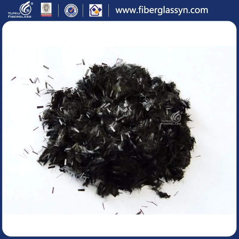 Carbon fiber chopped strands for concrete structure reinforcement, View