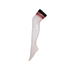 Summer Lady Solid Nylon Strip Fashion Woman Transparent For Summer Knee Highs Hosiery Zip Socks Compression Stockings Women