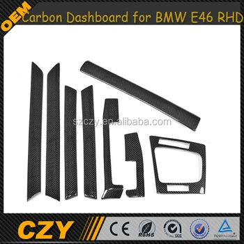 Rhd Carbon Fiber Interior Dashboard Trims For Bmw E46 4d 3 Series Buy E46 Dashboard Trims Carbon Interior Trims For Bmw E46 Carbon Dashboard Trims