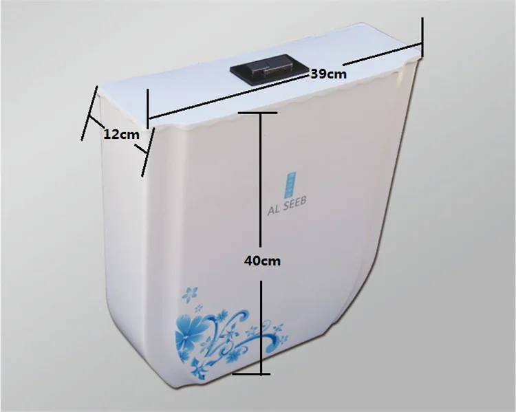 双冲洗塑料壁挂式水箱