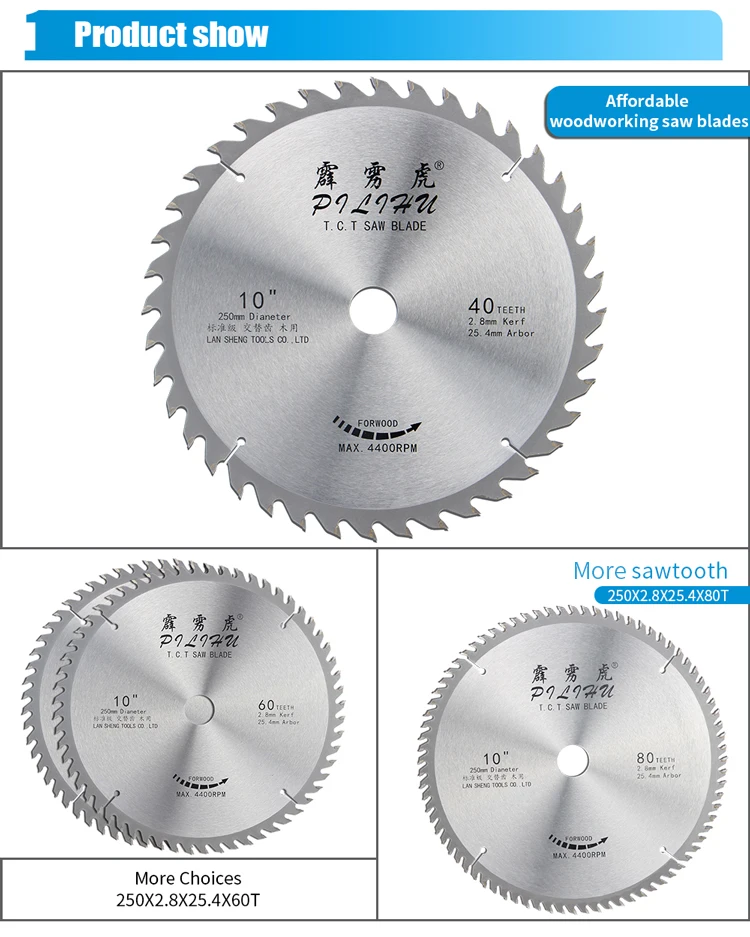 China Manufacturer Tct Saw Blade For Cutting Laminate Floor Cutter