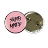New Arrive Wholesale Price Tin Customized Button Badge Carton Boy Metal Pin Football Logo Badges Awareness Ribbon