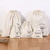 Wholesale bulk drawstring bags custom canvas storage bag custom tote bag