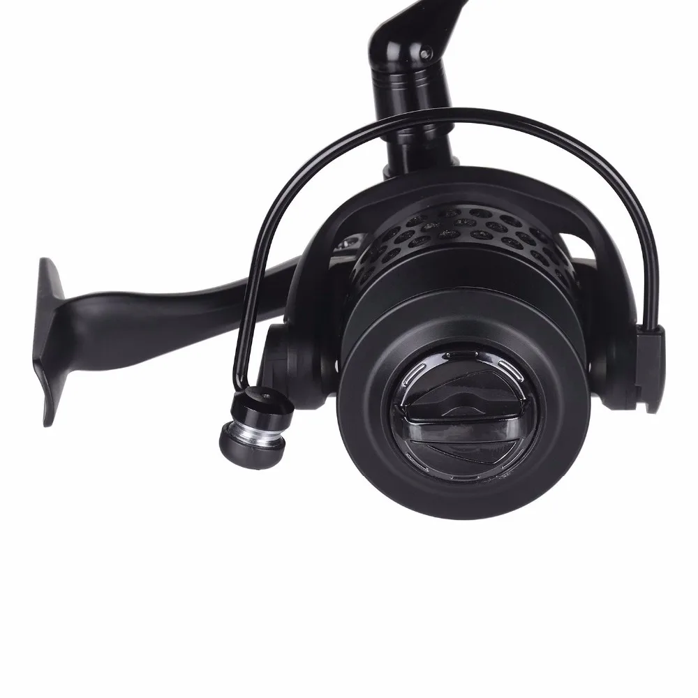 DM Series Full Metal Saltwater Spinning Reel Left Right Interchangeable CNC Handle 13+1BB Powerful Baking Finish Body