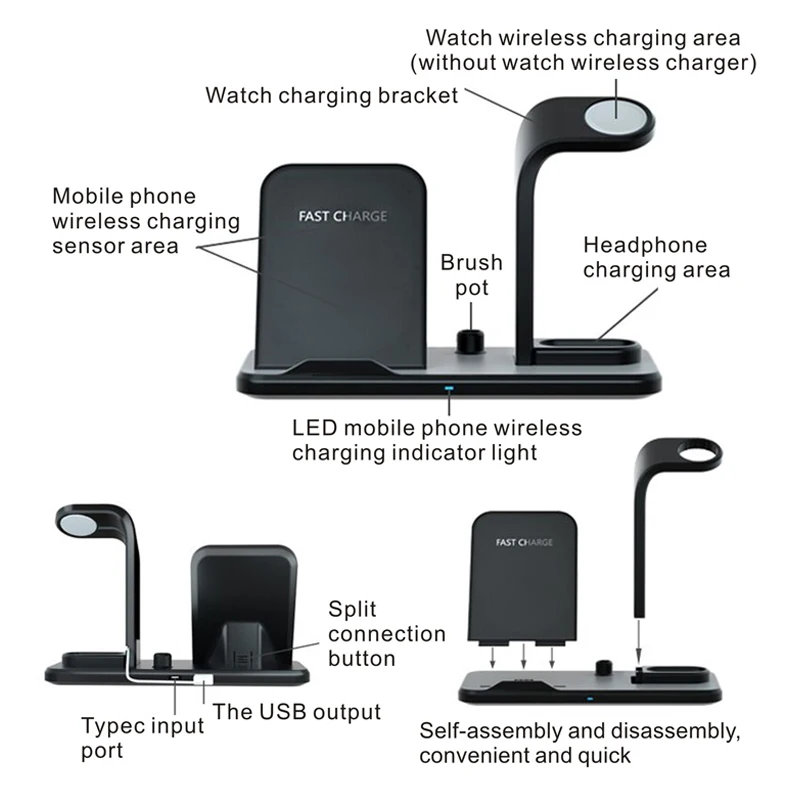 2019 new arrivals wireless charger mobile phone accessories dock station N35